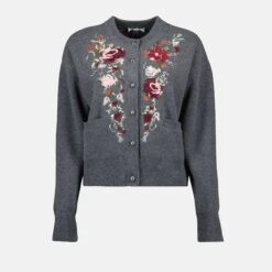 Cardigan En Laine Et Cachemire