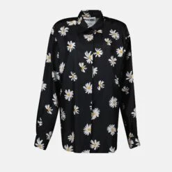 MOSCHINO Chemise Noire à Fleurs