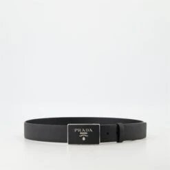 Prada Ceinture En Cuir Saffiano