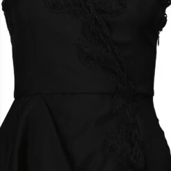 Alexander McQueen Lace Dress -Fashion Clothing Store robe asymetrique noir b67fb1be 23a8 440a be92 eb2faf37079a