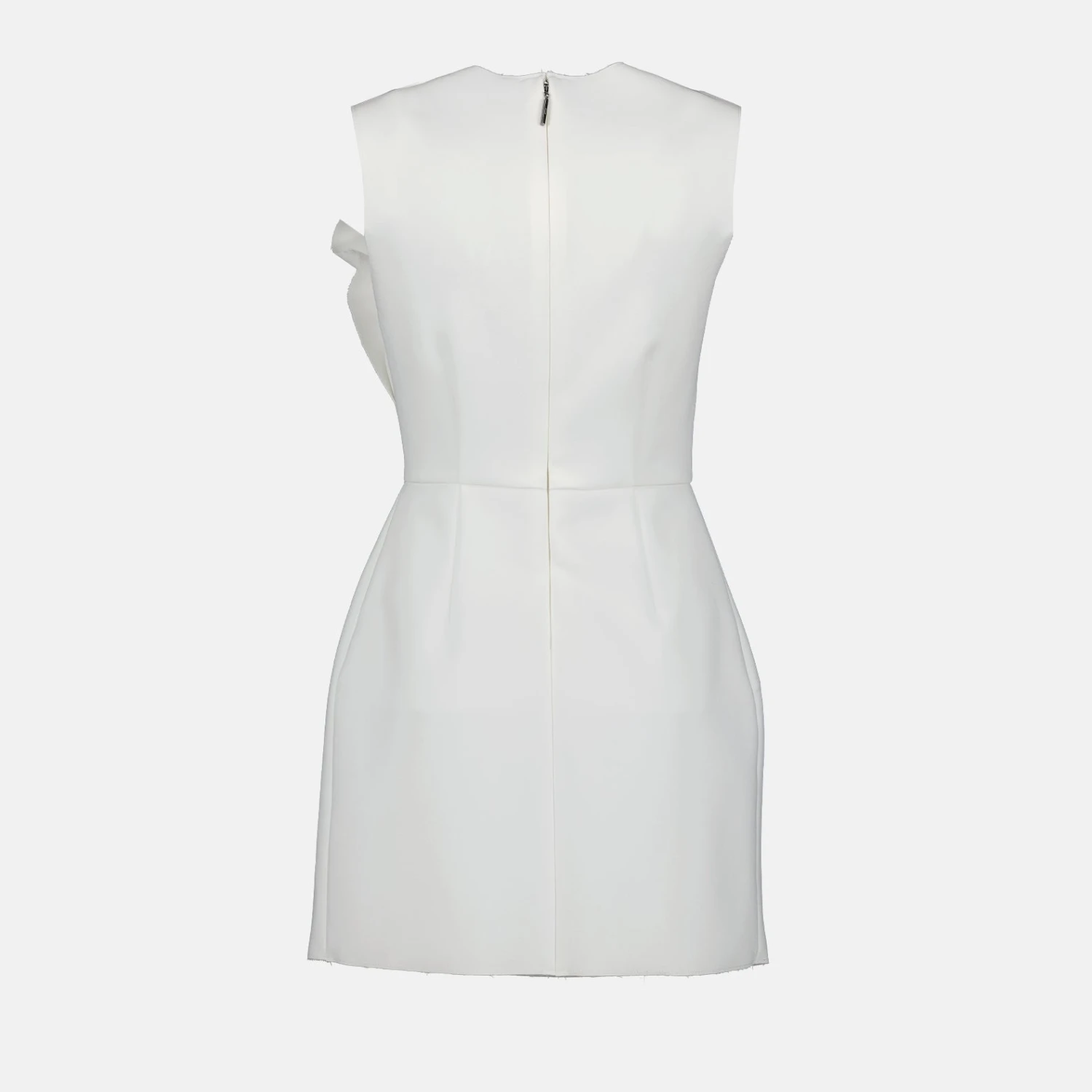 MSGM Ruffled Dress White 2 MSGM Ruffled Dress White - Image 2