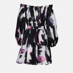 Alexander McQueen Watercolor Graffiti Dress