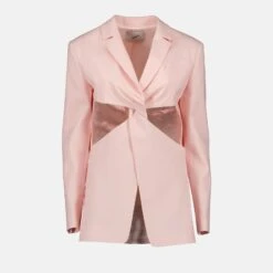 Coperni Fitted Jacket With Twisted Cutouts